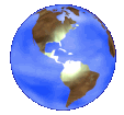 spinning globe